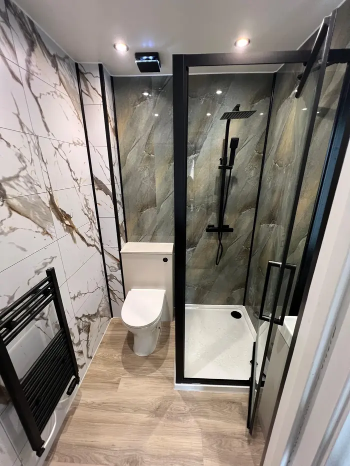 Bathroom designed, supplied and fitted by Ultimate Home Solutions in April 2026