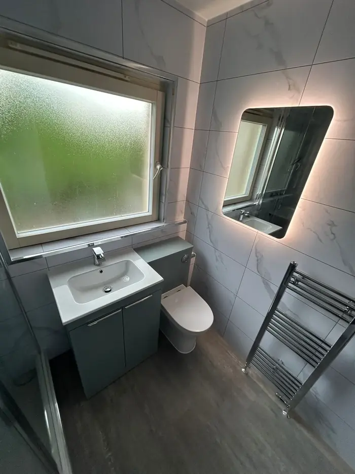 Bathroom designed, supplied and fitted by Ultimate Home Solutions in May 2026