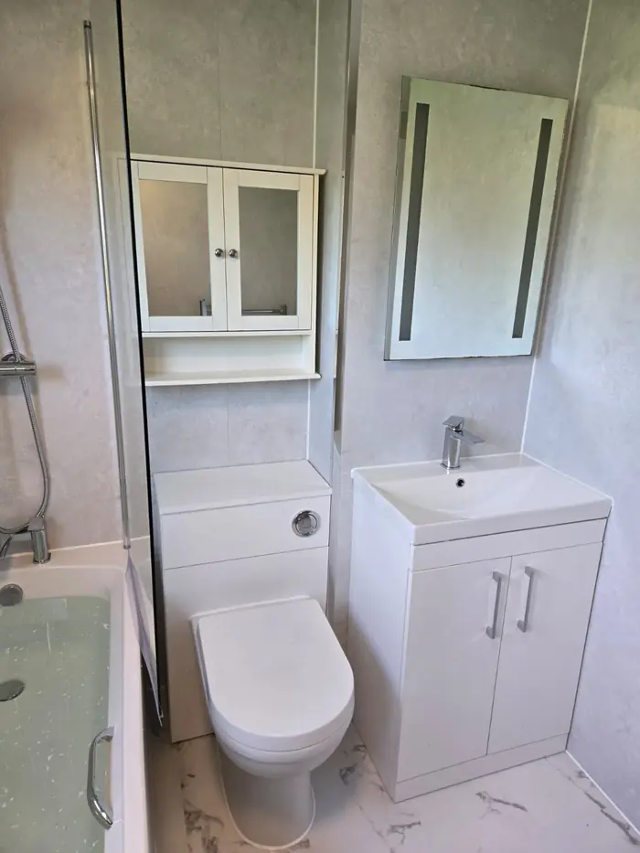 Bathroom designed, supplied and fitted by Ultimate Home Solutions in May 2026