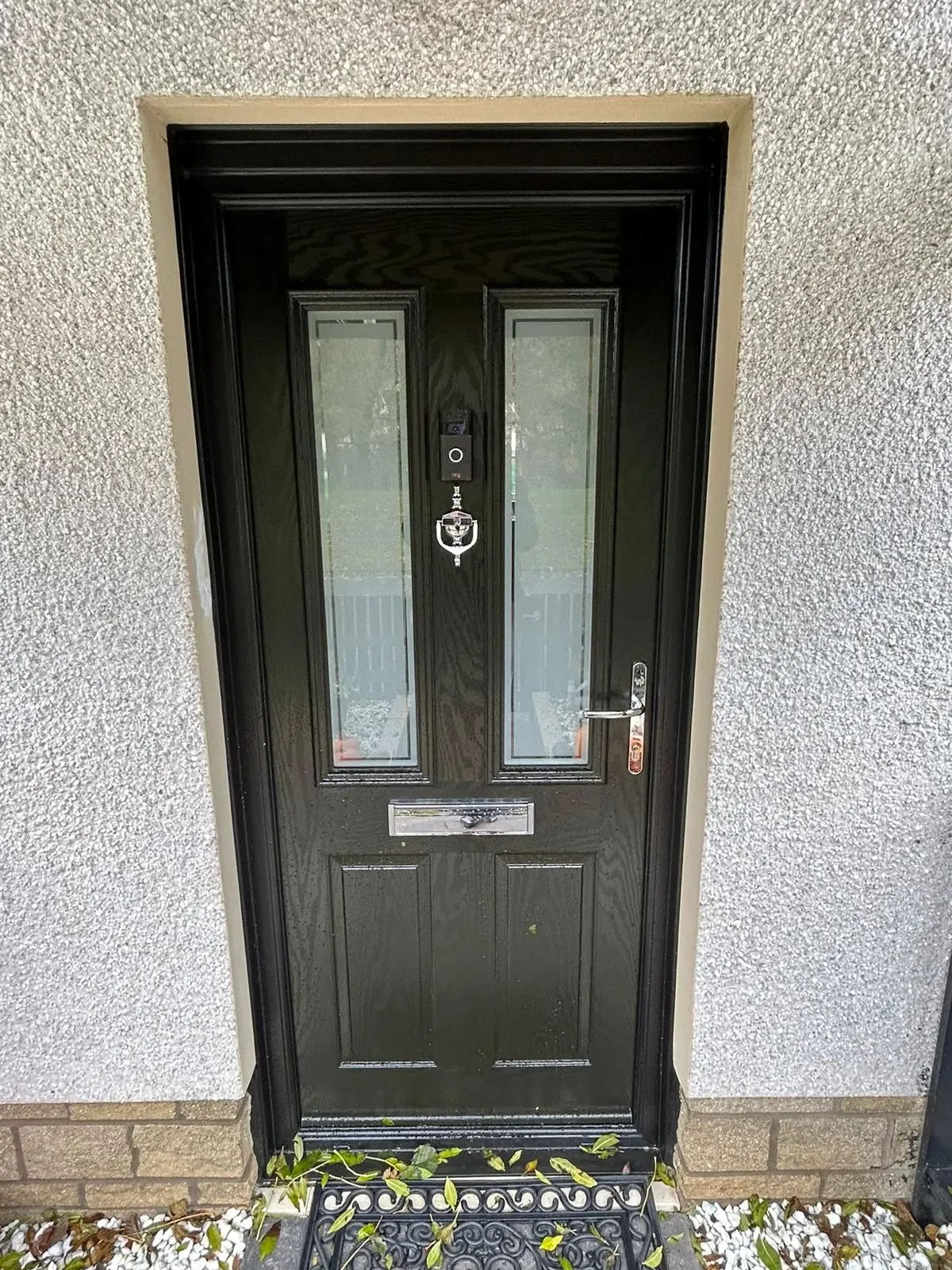 New composite virtuoso door black by Ultimate Home Solutions