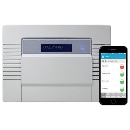 Home security system control panel installed in Newton Mearns by Ultimate Home Solutions