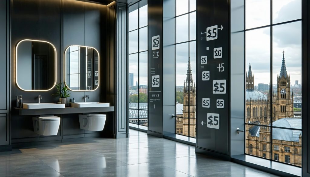 how much does a cloakroom / wc cost in glasgow?