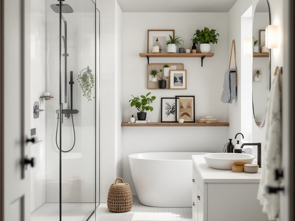 best bathroom layouts for small airbnb properties